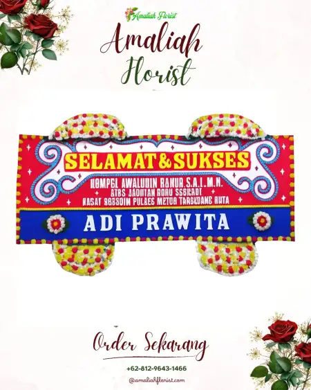 Papan Bunga Ucapan Selamat Jaya Loka